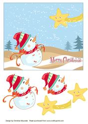 Shooting Star and Snowman