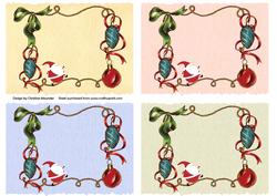 Christmas Frames with Santa