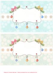 Christmas Frames with Baubles