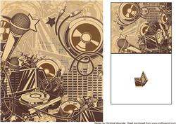 60's Style Music Backing Sheet