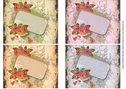Vintaage Floral Frames