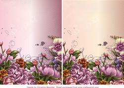 Floral Delights Backing Sheets