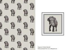 Elephant Backing Sheet