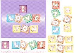 I Love You - Lavendar