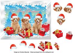 Poodle Puppy Love for Christmas