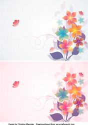 Floral and Butterfly Background