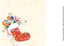 Christmas Stocking Background