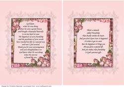 The Miracle of Friendship - Inserts