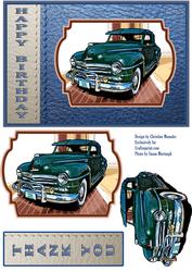 Leather Bound Car Card