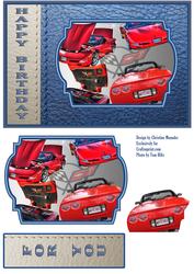 Leather Bound Red Corvette