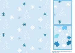 Blue Christmas Background 1
