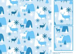 Blue Christmas Background 2