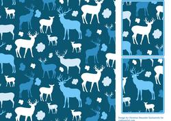 Blue Christmas Background 3