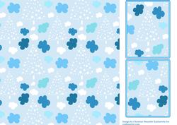 Blue Christmas Background 4