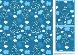 Blue Christmas Background 5