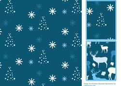 Blue Christmas Background 6