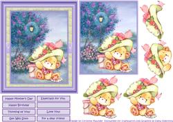 Teddy Bear Pink Roses