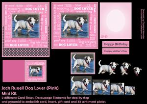 Dog Lover - Jack Russell (pink)