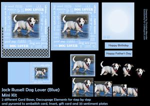 Dog Lover - Jack Russell (blue)