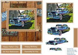 Number Plates - 50's Black Car
