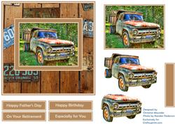 Number Plates - Ford Dump Truck