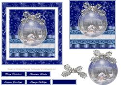 Christmas Bauble Winter Scene 3