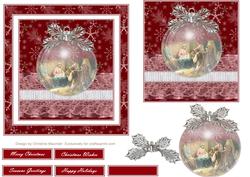 Christmas Bauble Nativity Scene 1