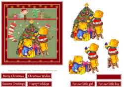 Christmas with Teddy Bears