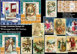 Christmas Vintage Bumper Kit