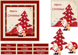 Christmas Tree and Santa