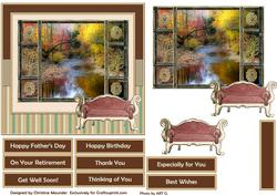 Autumn Stream by the Sofa