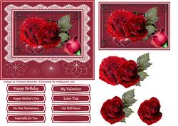 Red Roses and Hearts