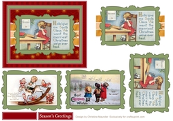 3 in 1 Christmas - Vintage Children 2
