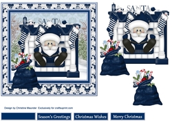 Santa -Blue