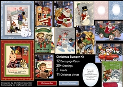 1940s Cute Vintage Christmas Bumper Kit