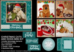 Christmas Cats and Dogs Mini Kit