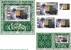 Christmas Winter Truck