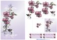 Pink Floral with Bird