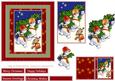 Christmas Snowmen and Rabbit