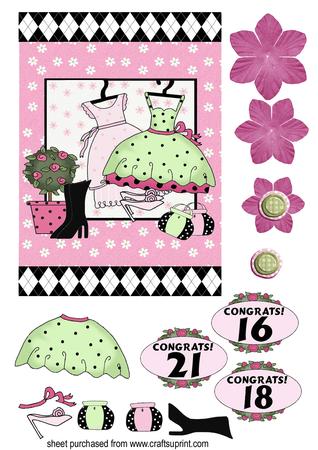Retro Boutique Coming of Age Card