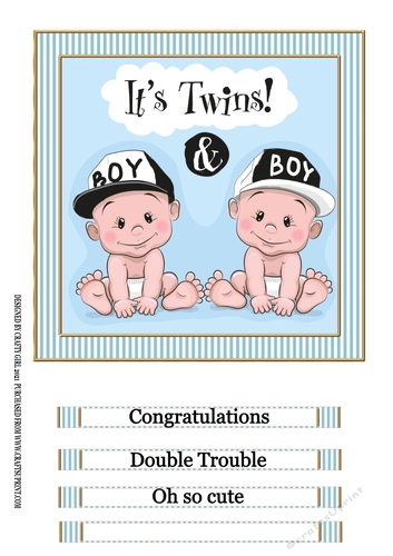 OH SO CUTE - TWIN BOYS