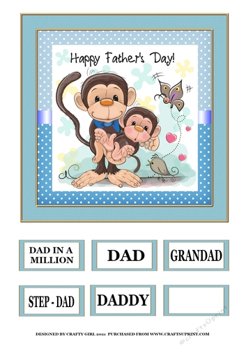 LITTLE MONKEY - FATHERS DAY