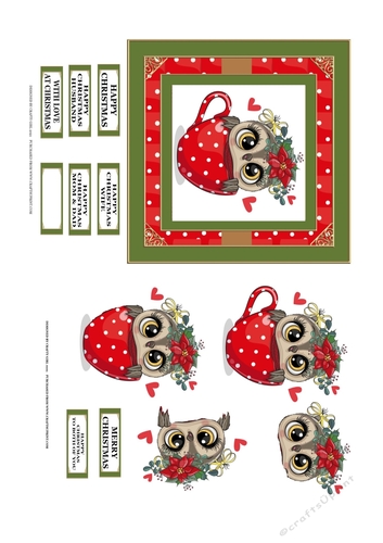 CUTE OWL CHRISTMAS