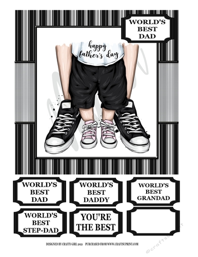 MONOCHROME FATHERS DAY