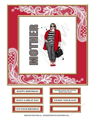 LADY IN RED - MOTHER