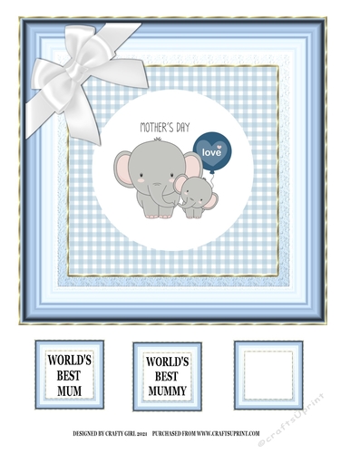 ELEPHANT - MOTHERS DAY - MUM