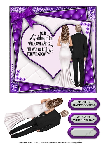 MAY YOUR LOVE FOREVER GROW - PURPLE