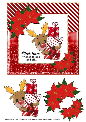CHRISTMAS WISHES - REINDEER
