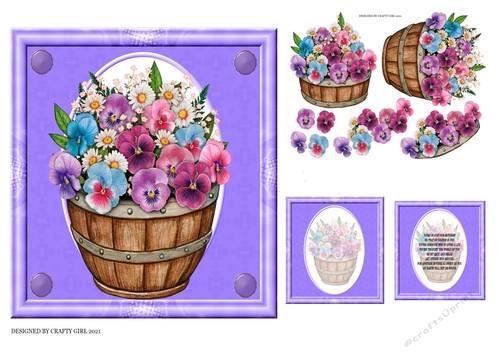 PURPLE BOUQUET - MOTHERS DAY
