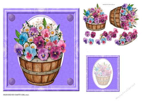 PURPLE BOUQUET - BIRTHDAY